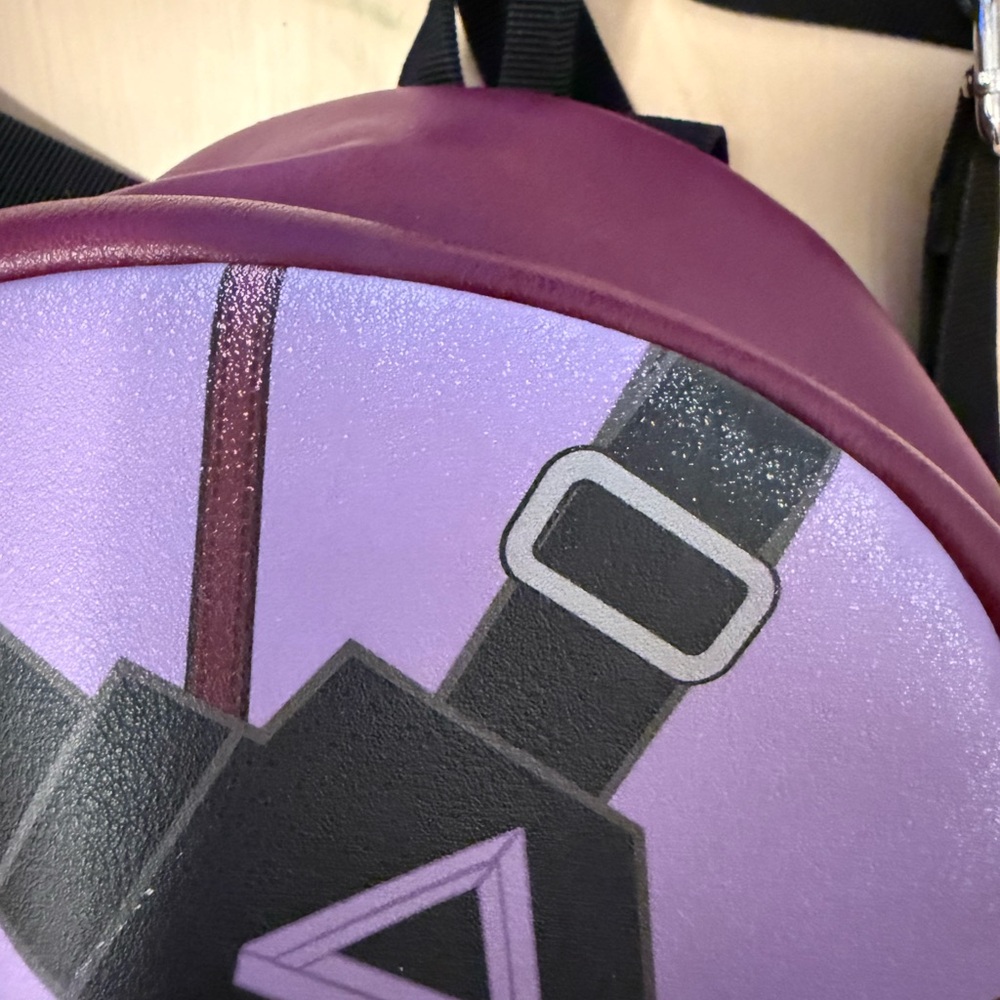 MARVEL HAWKEYE Purple and black Hawkeye mini backpack. - Picture 3 of 8